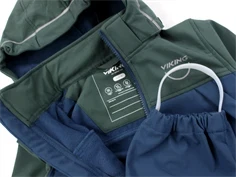 Viking dark green heldragt soft shell